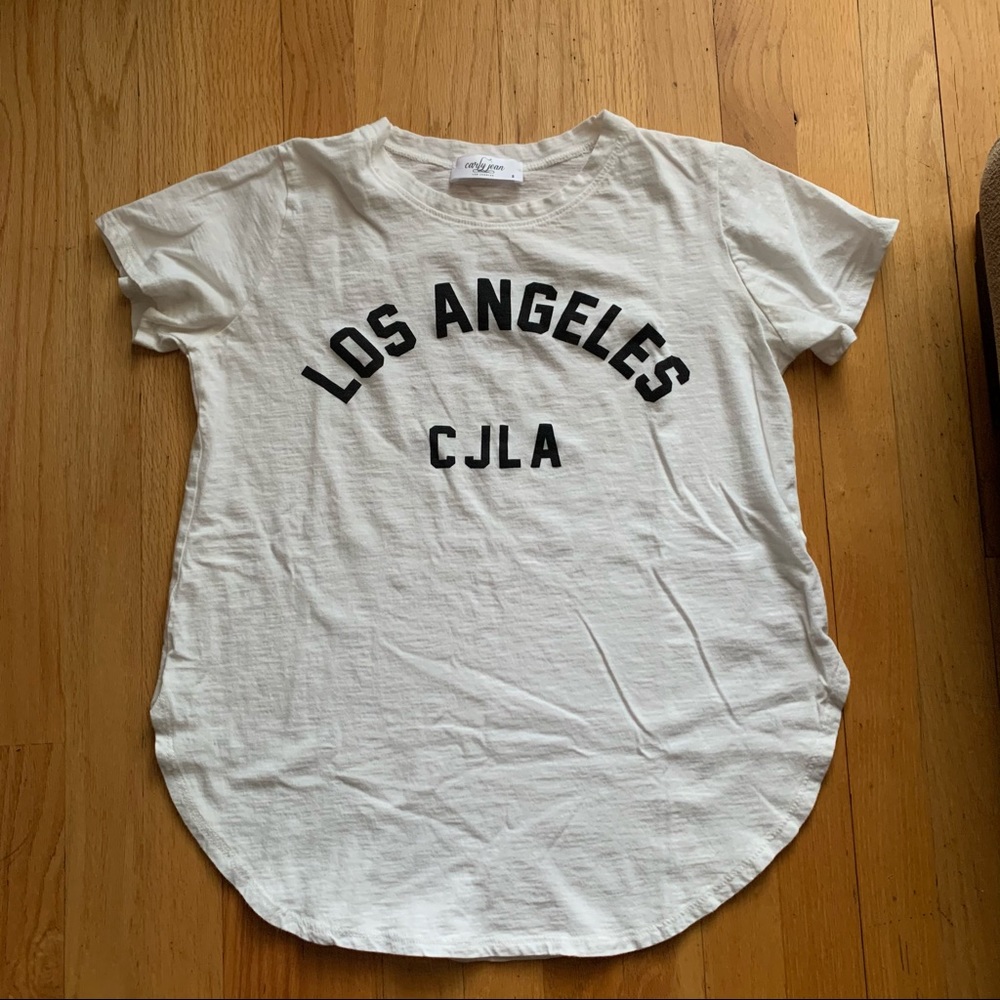 Carly Jean Los Angeles graphic tee // Sz Small